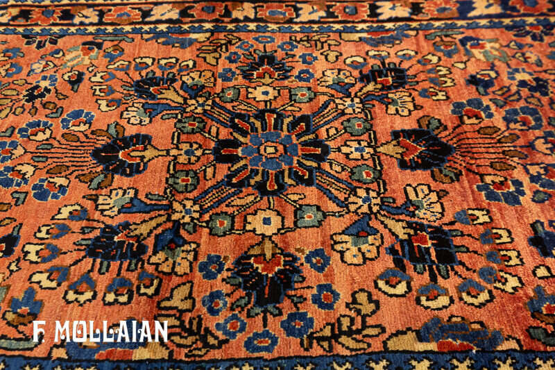 Antique Persian Small Saruk Rug n°:34275843